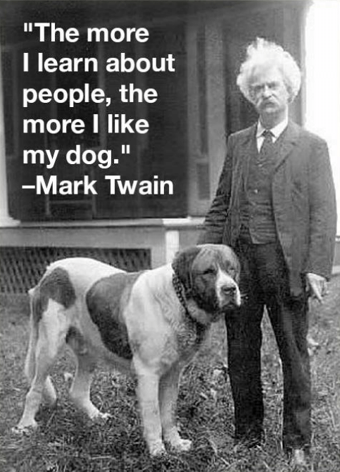 mark twain quotes about dogs - Mark Twain Quotes